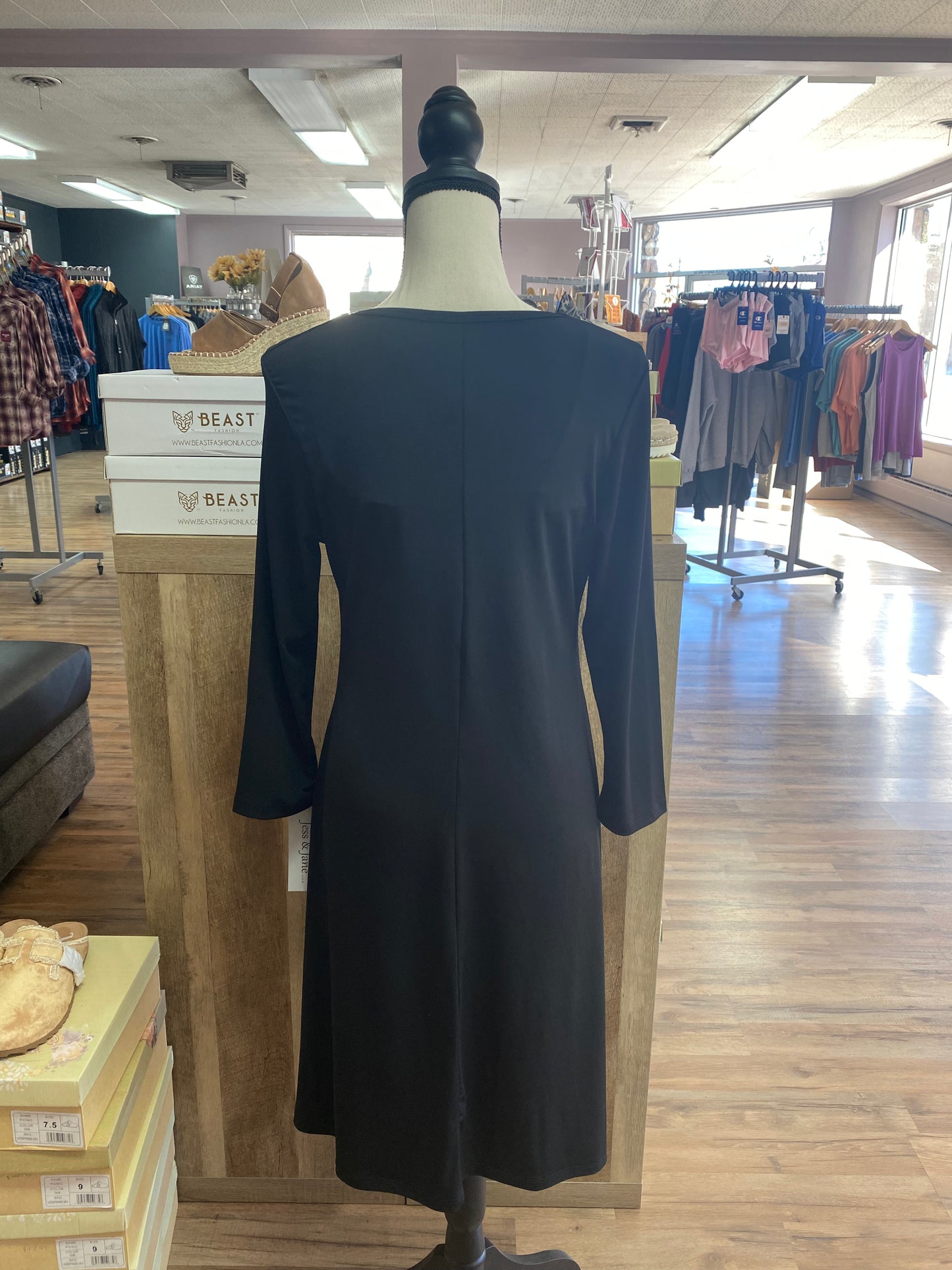 Jess & Jane Black Mini Dress - Whitt & Co. Clothing