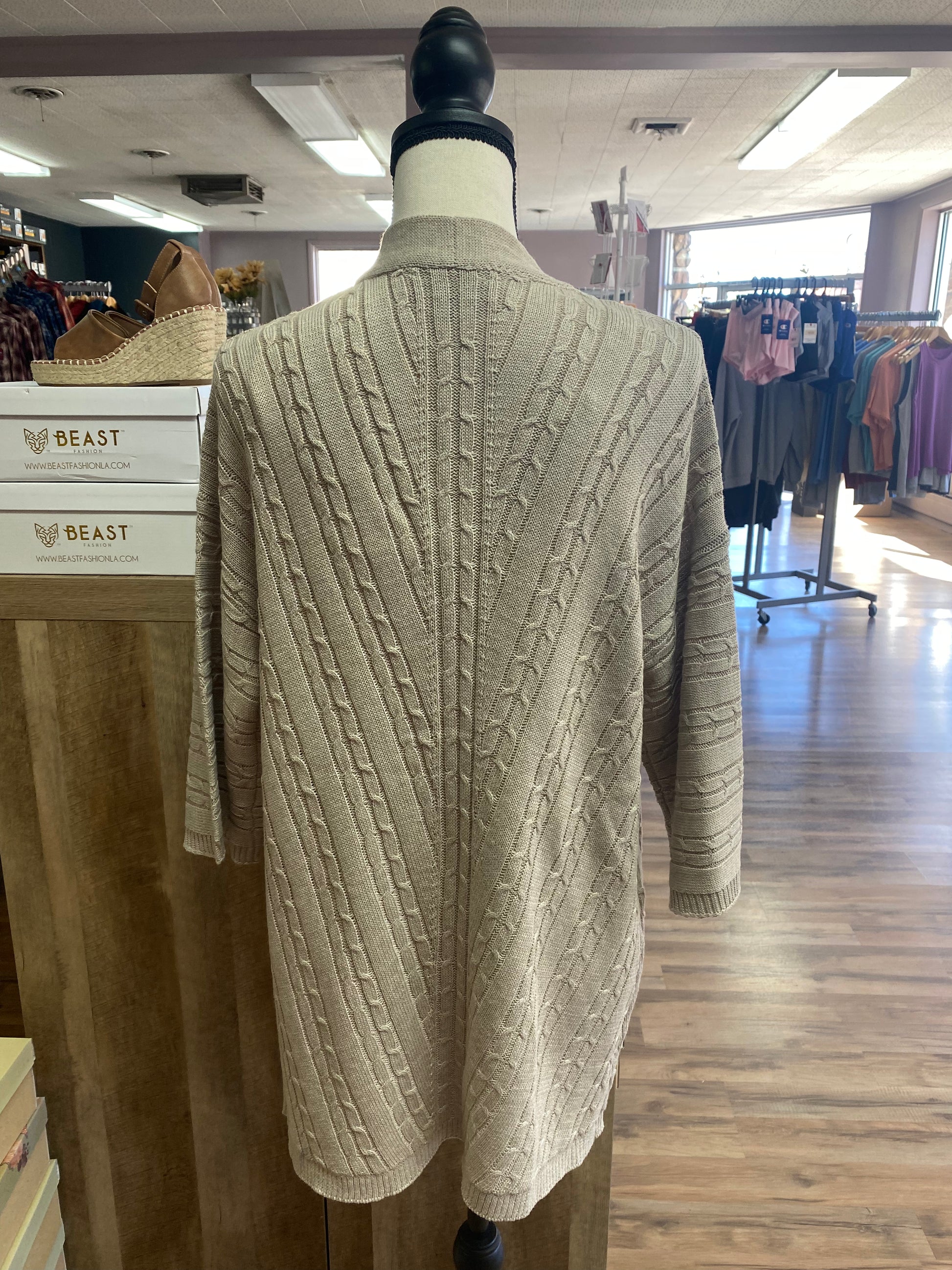 N Touch Open Front Cardigan Sweater - Whitt & Co. Clothing