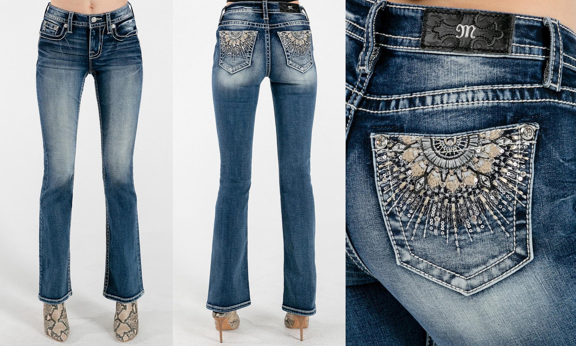 Miss Me Mid Rise Bootcut Jean - Whitt & Co. Clothing