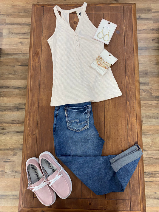 Silver Jeans Suki Curvy Fit Mid Rise Capri - Whitt & Co. Clothing